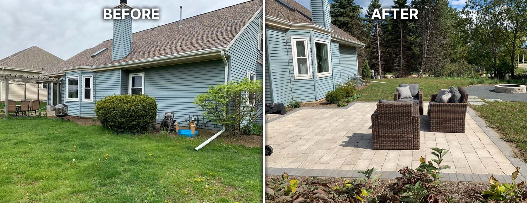 Patio/Fire Pit/Plantings Project
